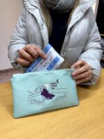 Sobre porta vouchers de tela c/cierre - Full impresos - Imagen 2